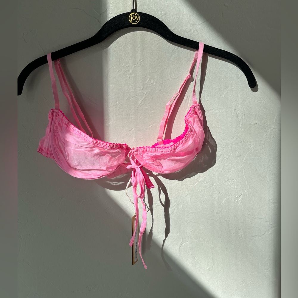 🌸SKIMS BUBBLEGUM ROMANCE BALCONETTE BRA 36C
